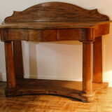 Cherry wood console