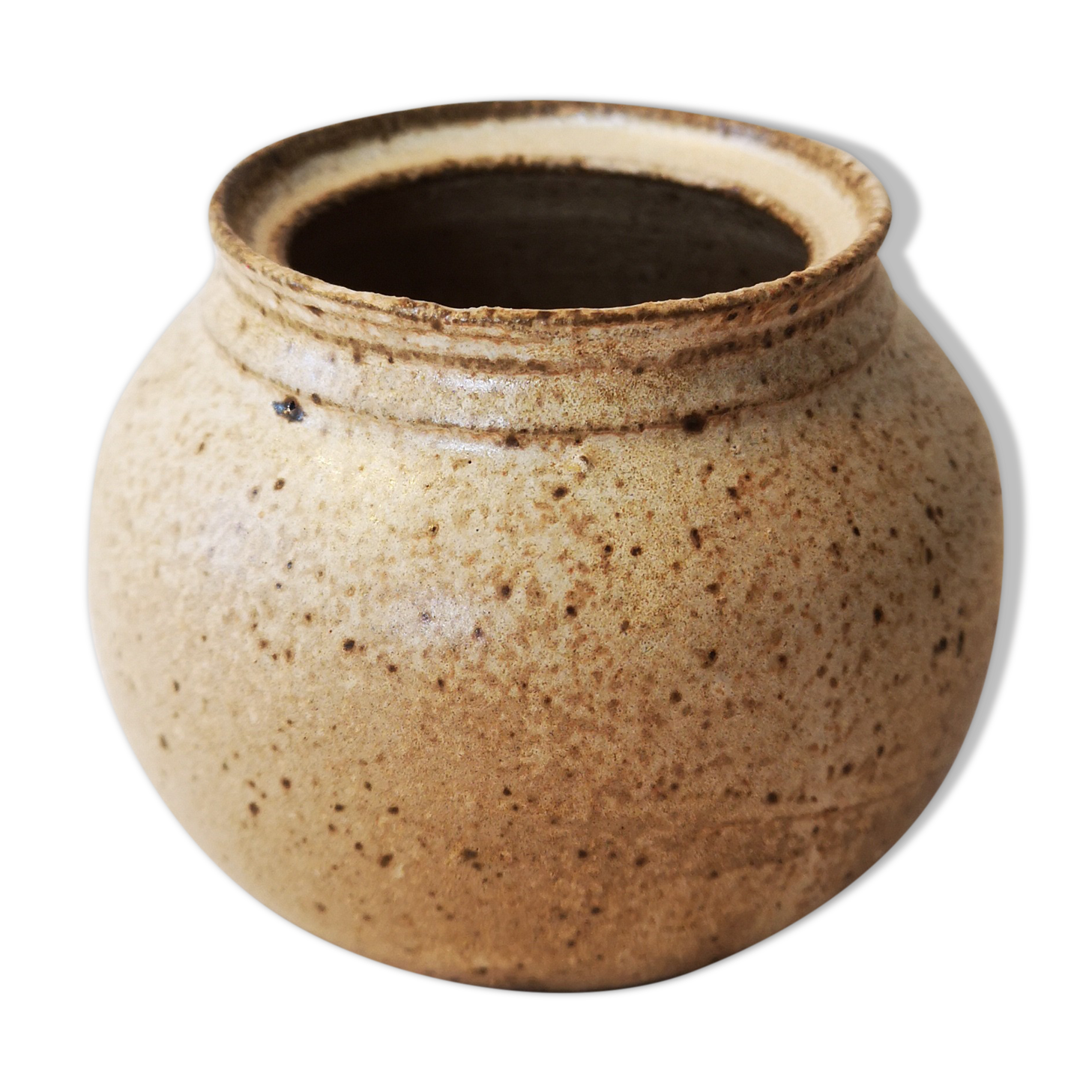 Vintage sandstone pot vase