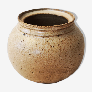 Vintage sandstone pot vase