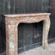 Louis XV style fireplace in rance marble circa 1880