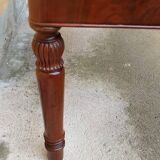 Antique writing table in mahogany, Louis Philippe style, Austria, 19th century.