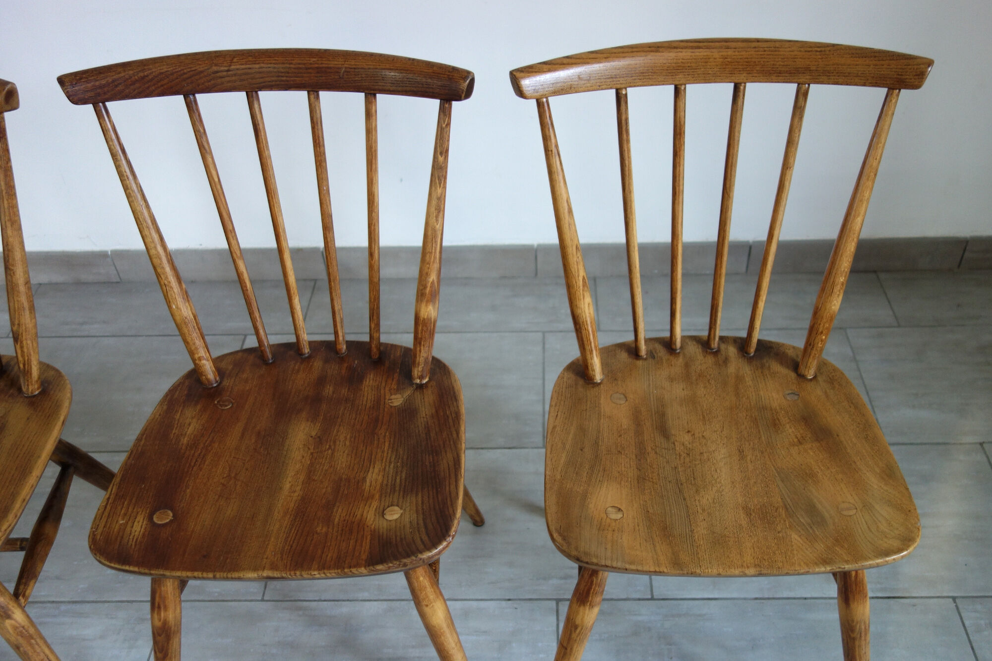 4 Bow Top lounge chairs for Ercol, 60s