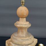 Terracotta pilaster lamp, brutalist style, France, Mid-Century