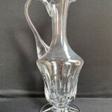 Carafe broc ewer (1) - Art Nouveau - Blown and cut crystal