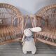 Paire de fauteuils en rotin enfant