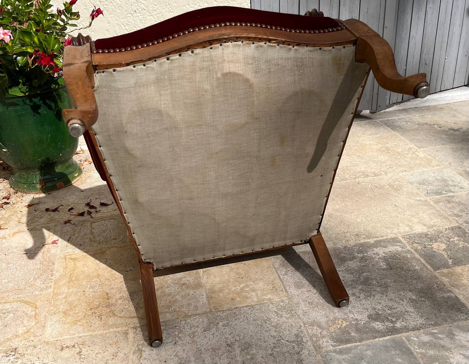 Antique Voltaire armchair