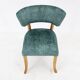 1950s Side Chair in Velvet , Italy