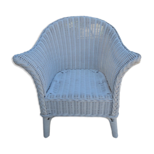 Fauteuil d'enfant en osier et