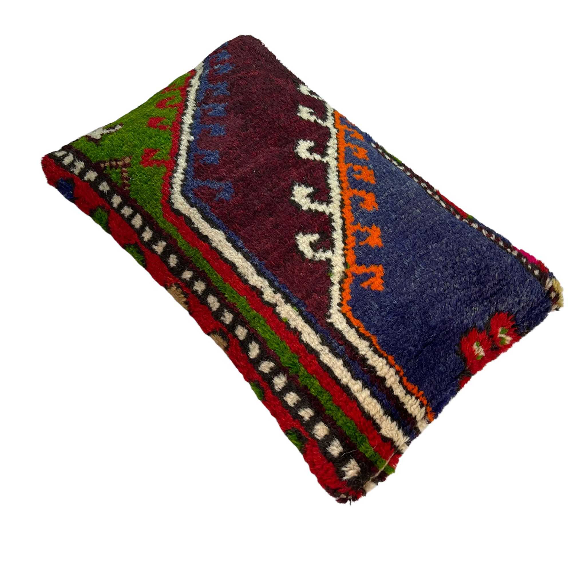 Vintage turkish handmade cushion cover , 30 x 50 cm