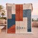 Magnificent authentic traditional Berber rug handmade 150/250 cm.