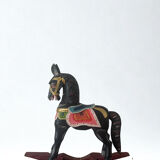 Antique wooden rocking horse