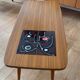 Rosewood veneer and ceramic coffee table, circa 1960