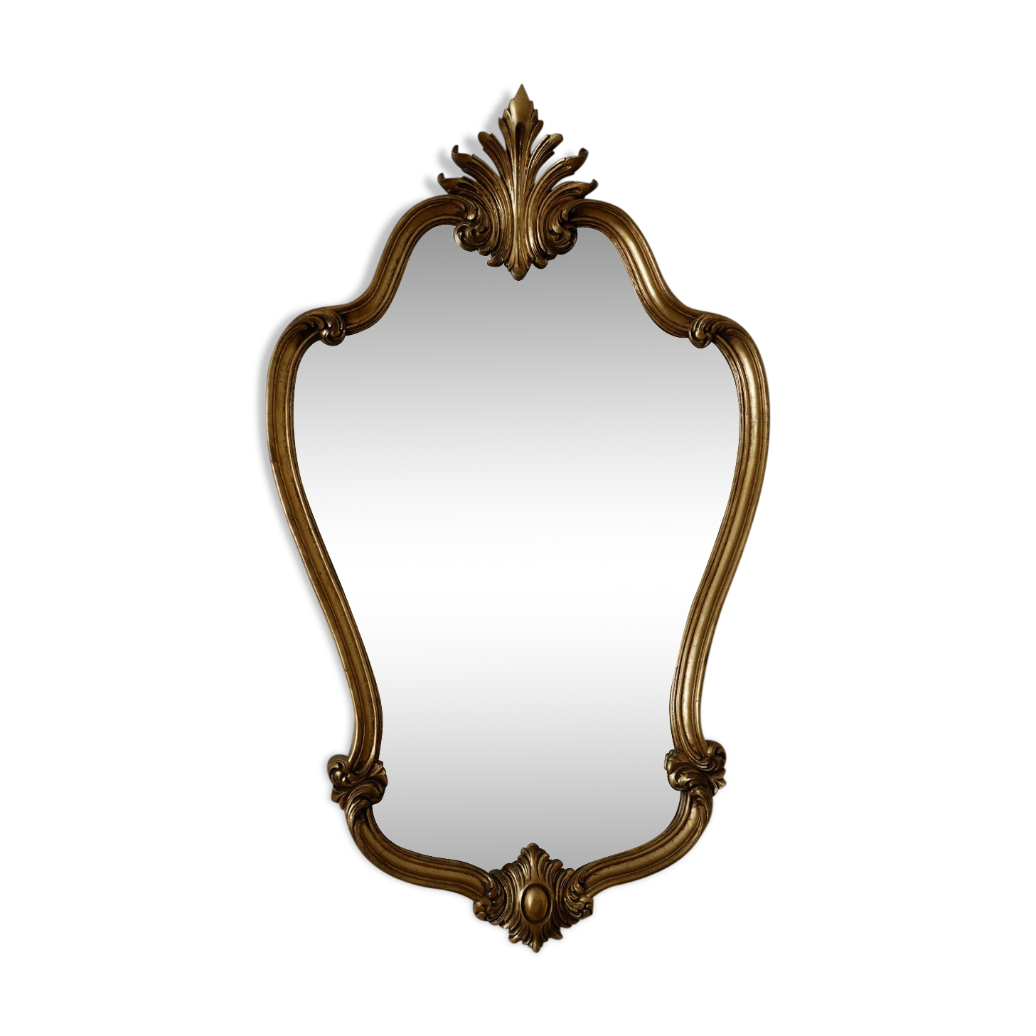 Mirror wooden gold 60/70 - 50x83cm