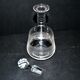 Baccarat carafe orange blossom water in crystal with guilloché decoration 1900