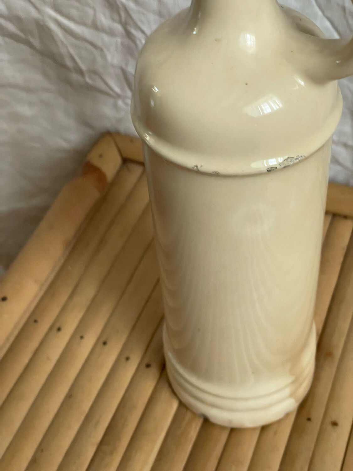 Poët-Laval stoneware jug with one handle