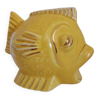 Poisson tirelire céramique vintage 50's