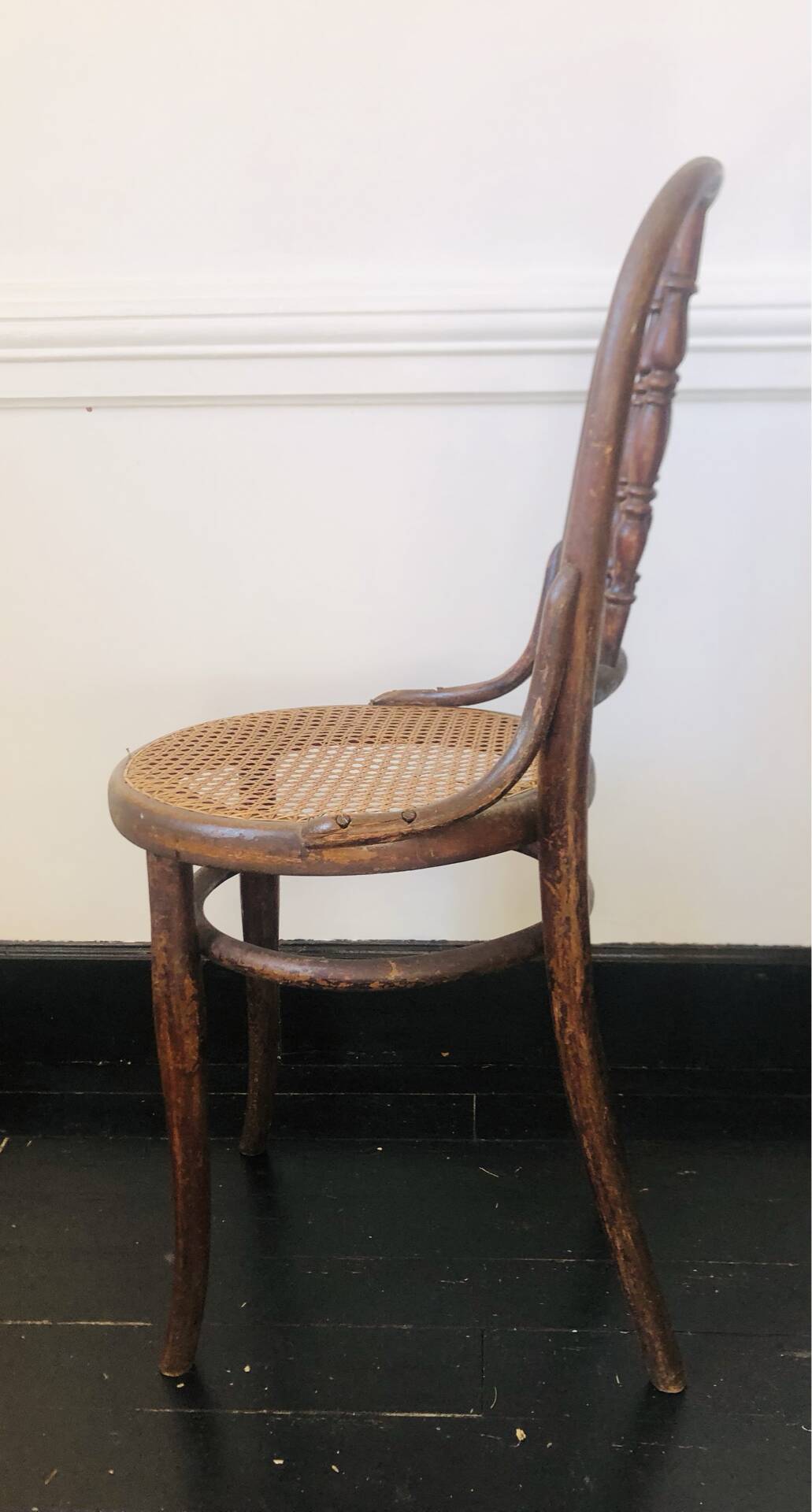 Pair of chairs signed Thonet