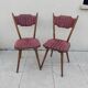 Paire de chaise vintage année 80