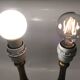 Pair of neo-classical lamps 1970 gold metal