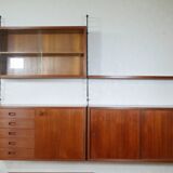 Teak string shelf by Nisse Strinning 60s