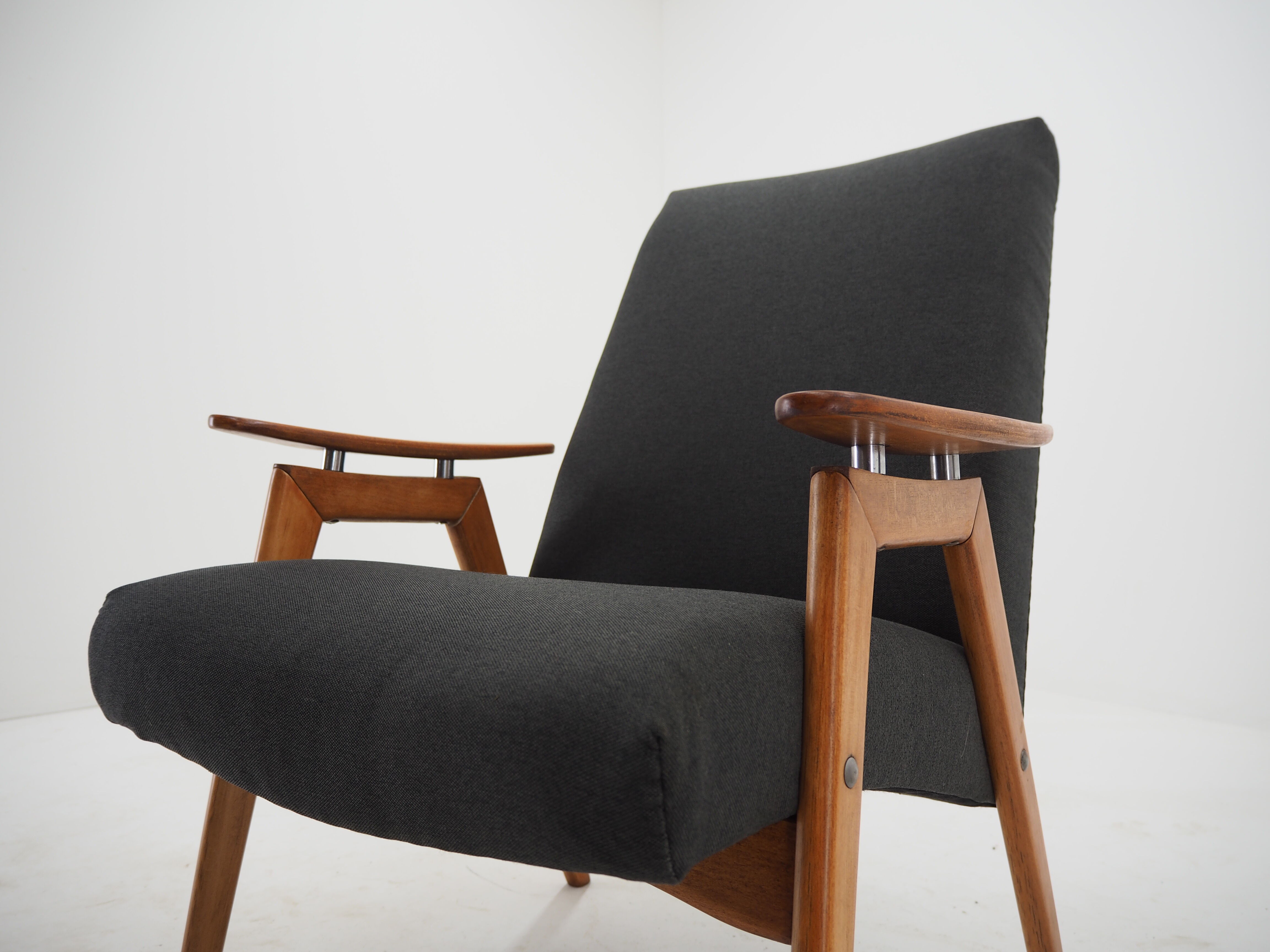 Pair of midcentury armchairs Czechoslovakia 1960s