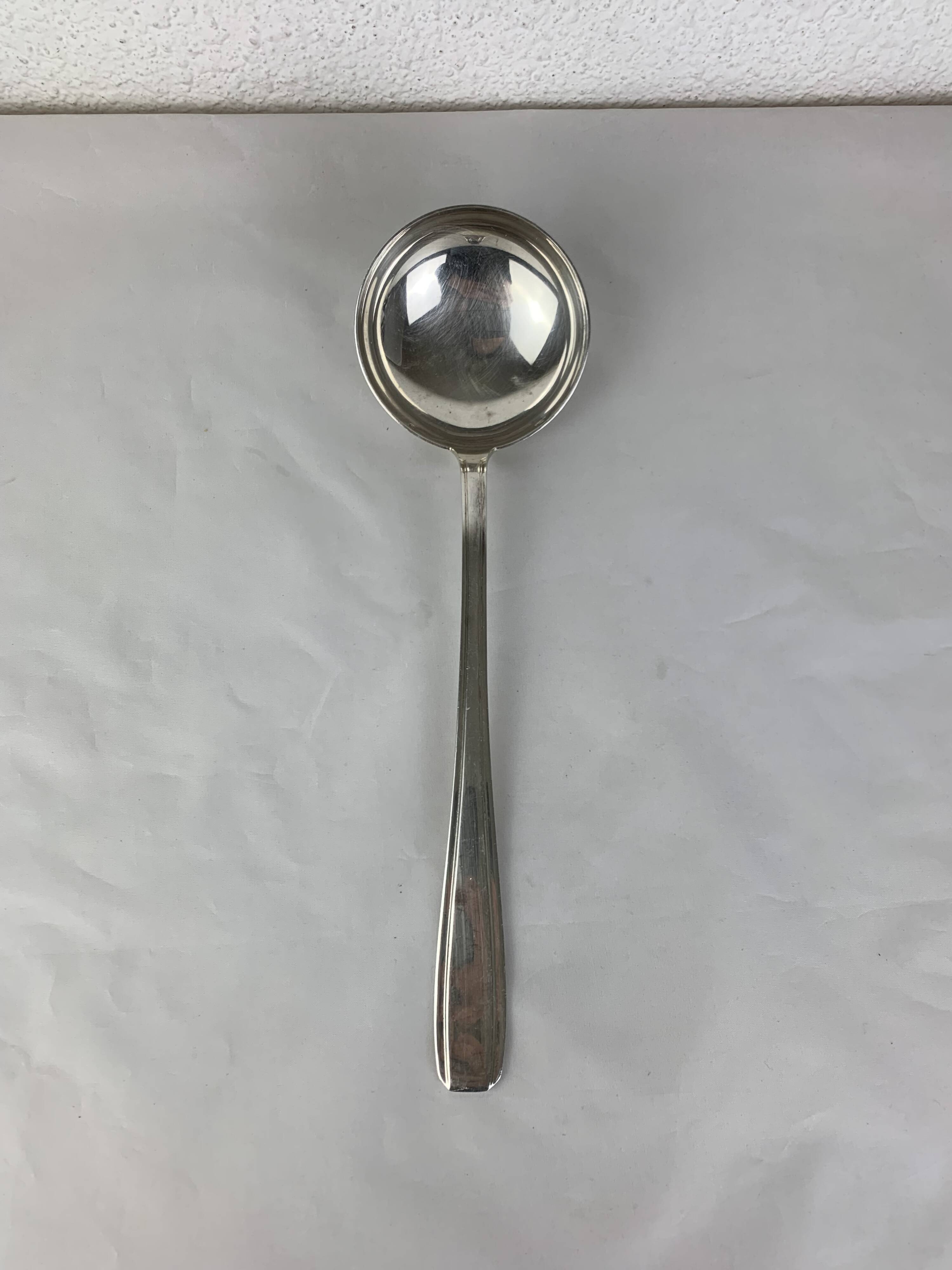 Ercuis silver-plated serving ladle