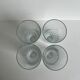 Set of 4 glasses with orangeade H: 12,5cm