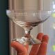 6 coupes à champagne en verre taillé vintage