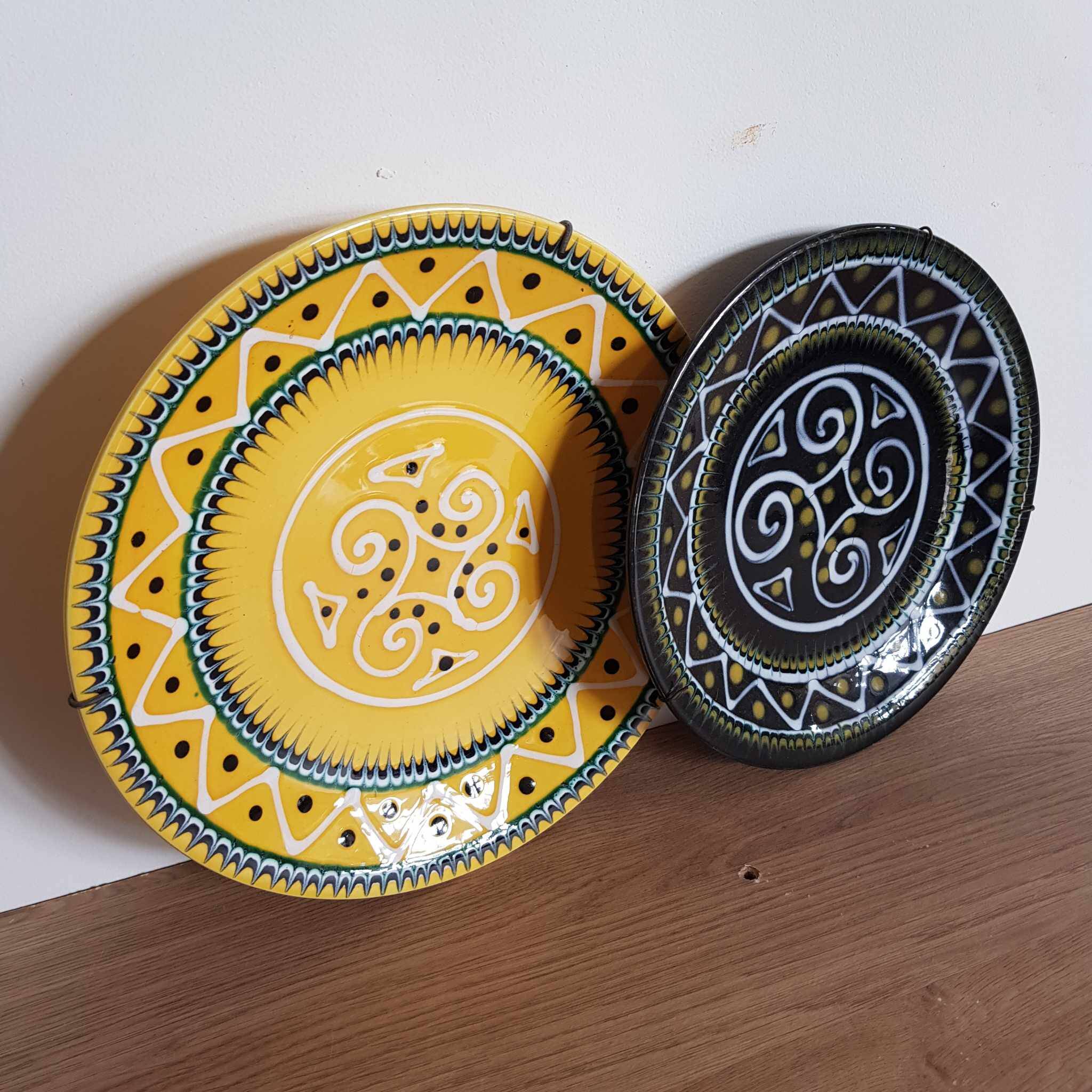 Quimper decorative plates