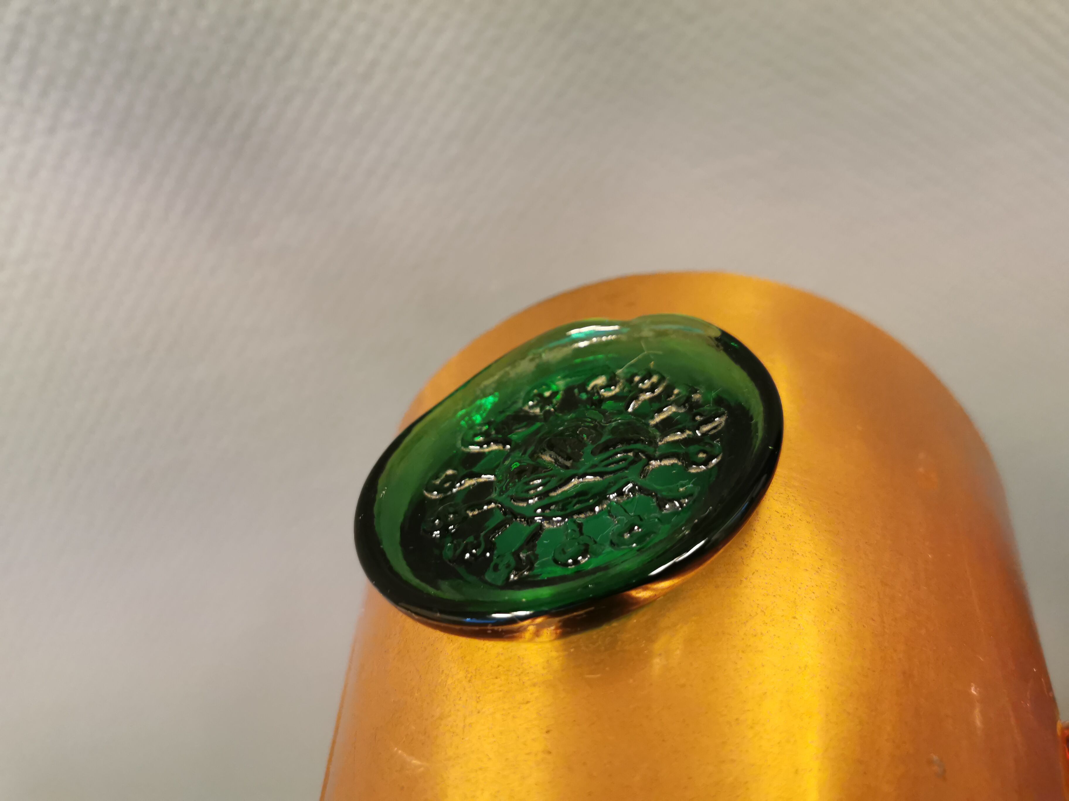 Hanging lamp, model Struten in copper by Erik Höglund & Hans Bergström for Ateljé Lyktan Sweden 1960