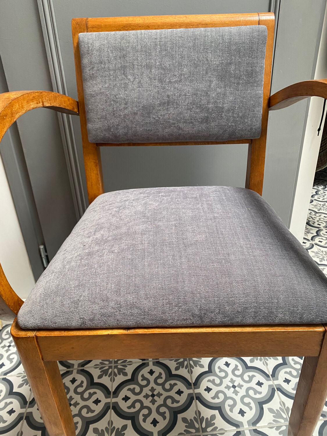 Vintage armchair refurbished