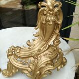 Pair of gilded bronze channels Louis XV style