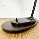 Vintage brown adjustable table lamp, 1960s