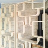 Mid-Century Czech Wall or Room Divider by Ludvik Volak for Drevopodnik Holesov, 1960s, Set of 2