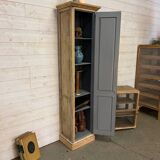 Armoire parisienne en bois patiné 1 porte