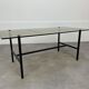 Coffee table metal and glass, 50s