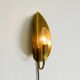 Beautiful original Mid Century Modern cone wall lamp made of brass