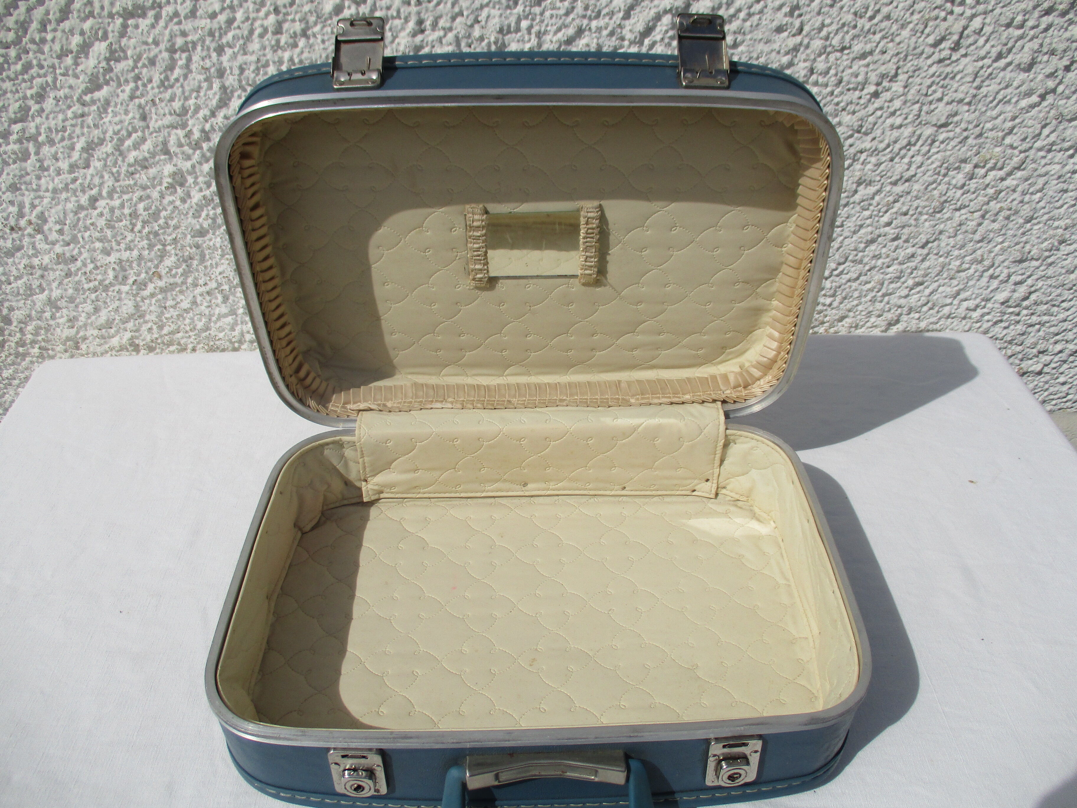 Lot De 3 Valises Hôtesse De L'air Vintage Années 1960 - Bagages Rétro Sans Marque