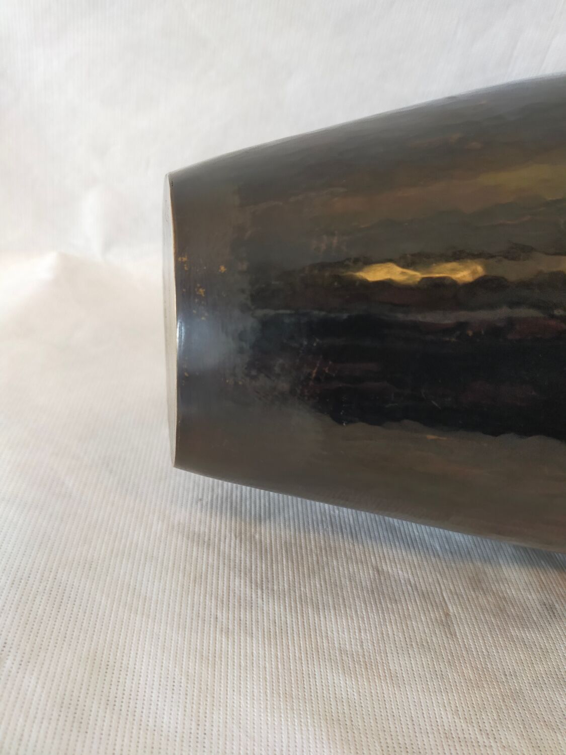 Brassware vase by Hervé Wahlen