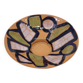 Ceramic Candle Holder by Gabrielle Mackiewicz, France, 1950