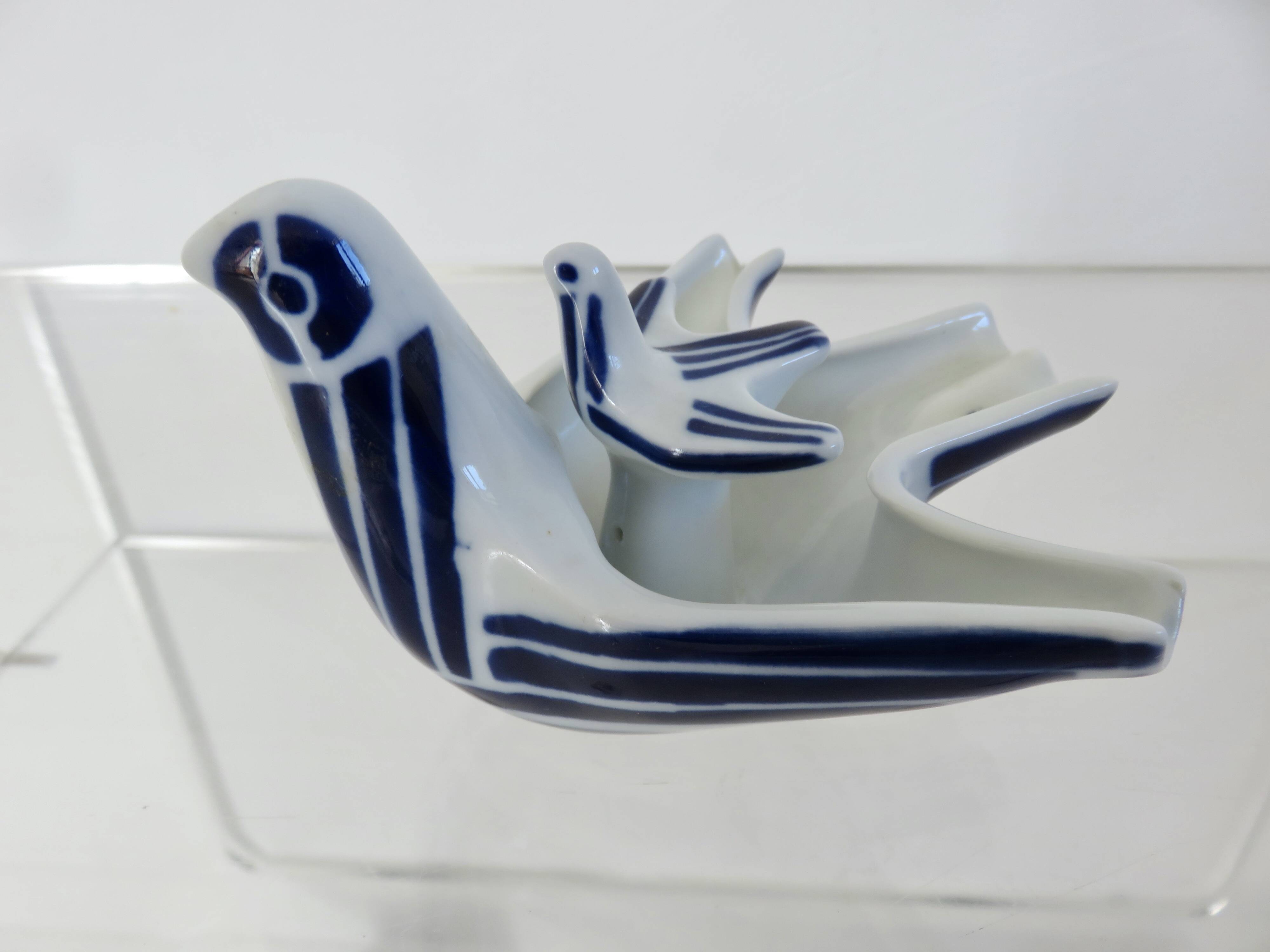 Set of 2 ceramic ashtrays from Sagardelos, Spain, 1970