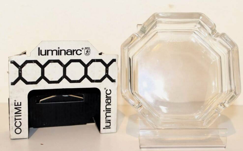 New Luminarc Octime octagonal ashtray