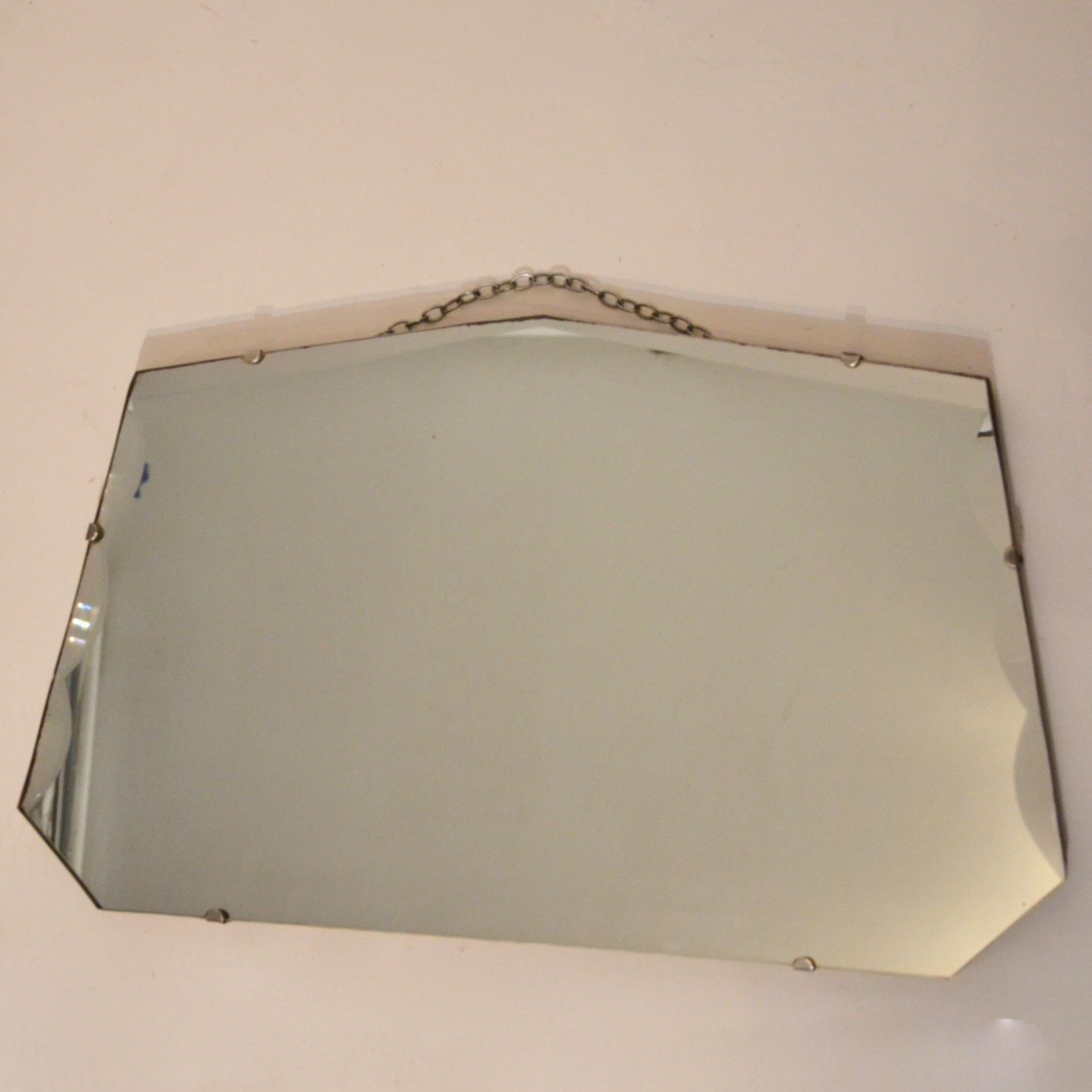 Bevelled mirror 17x25cm