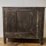 Small narrow walnut sideboard from the 19th century