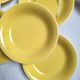 Deep plates or salad plates Villeroy & Boch yellow