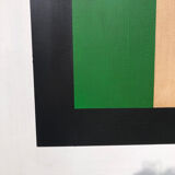 Set de 4 peintures abstraites