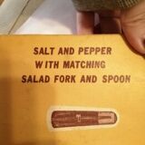 Set of 4 pieces salad