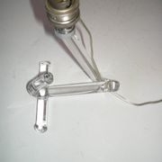 Lampe en verre des années 50