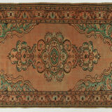 Anatolian handmade vintage rug 255 cm x 168 cm