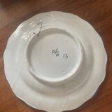 Assiette décor fleur